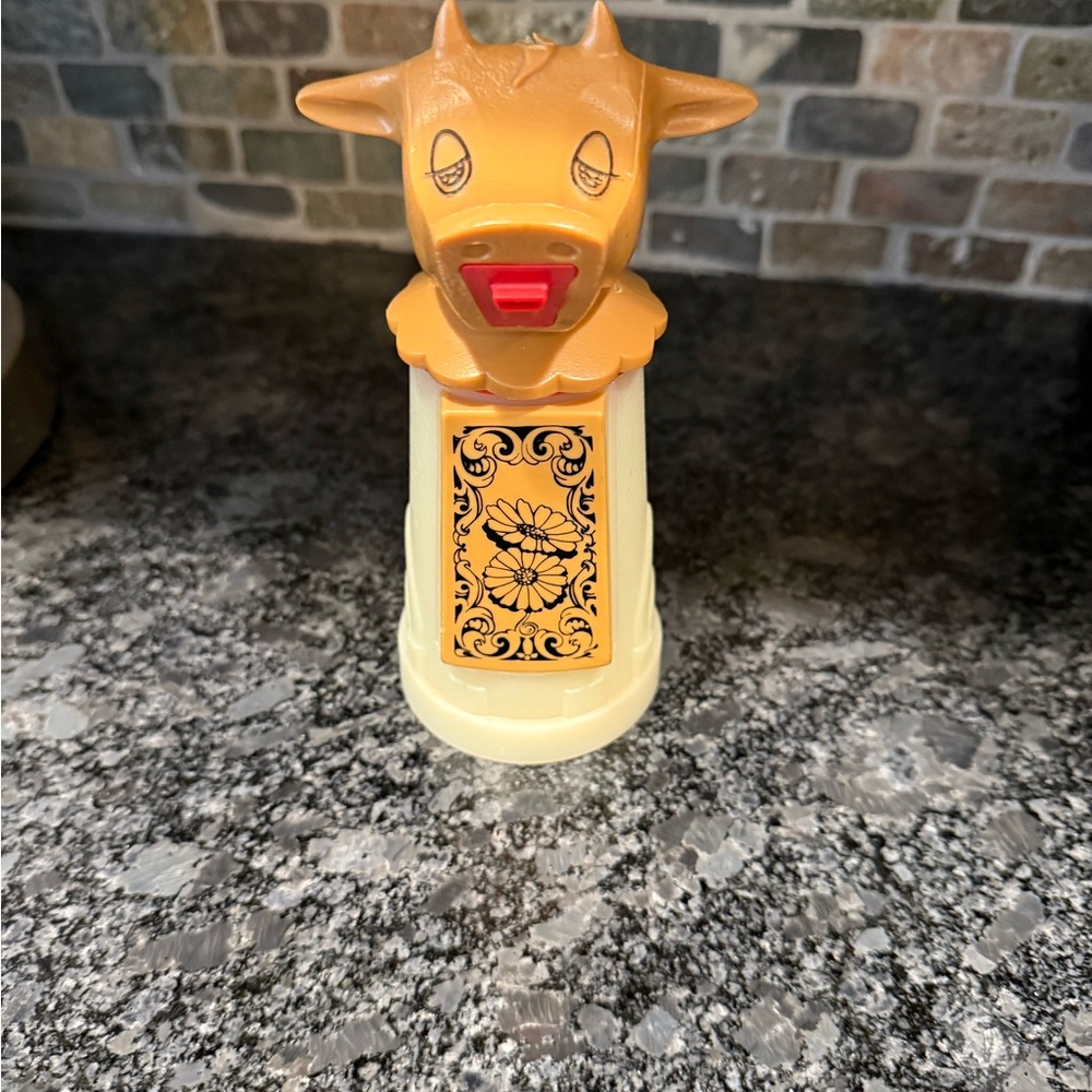 Vintage Cow Cream Dispenser